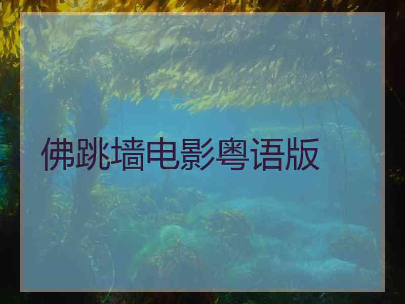 佛跳墙电影粤语版
