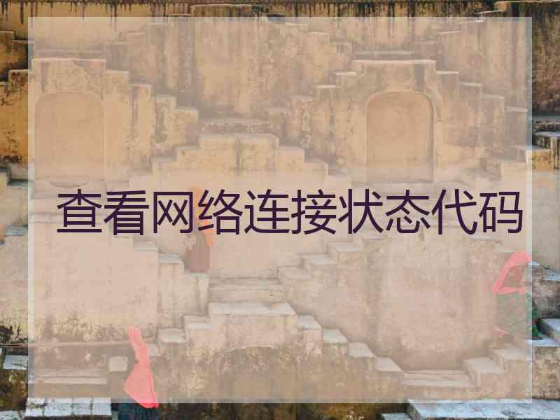 查看网络连接状态代码