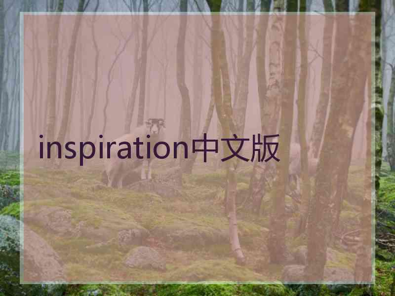 inspiration中文版