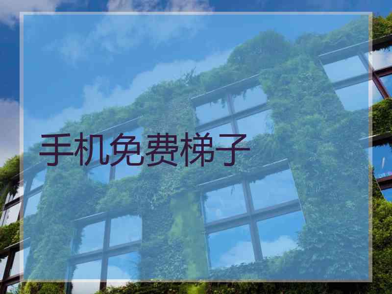 手机免费梯子