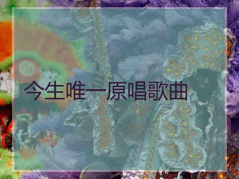 今生唯一原唱歌曲