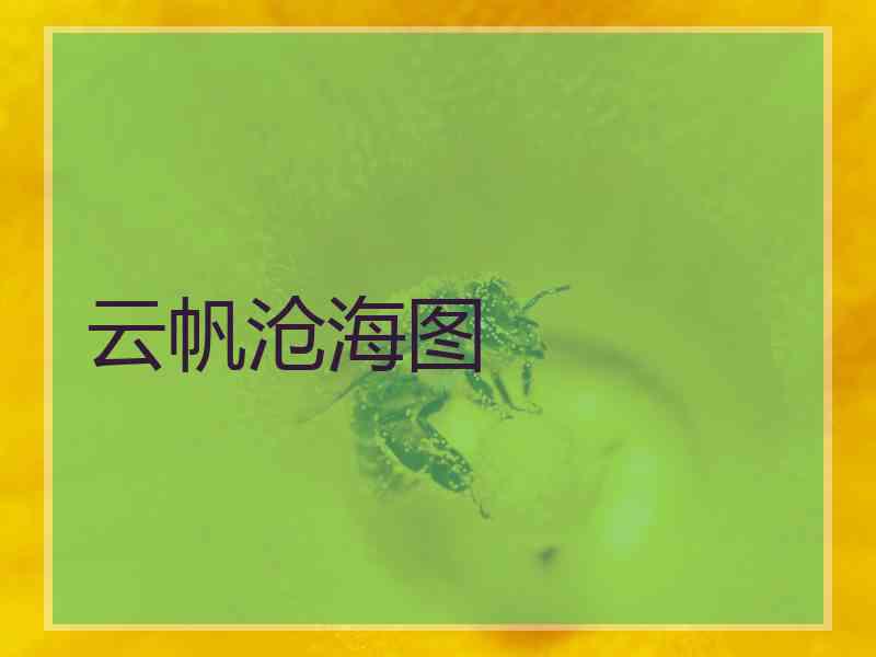 云帆沧海图