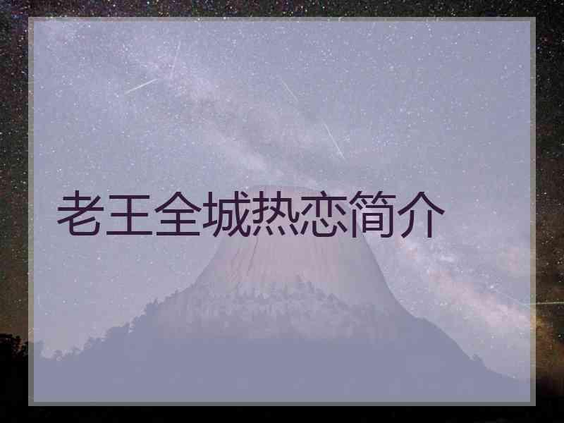 老王全城热恋简介