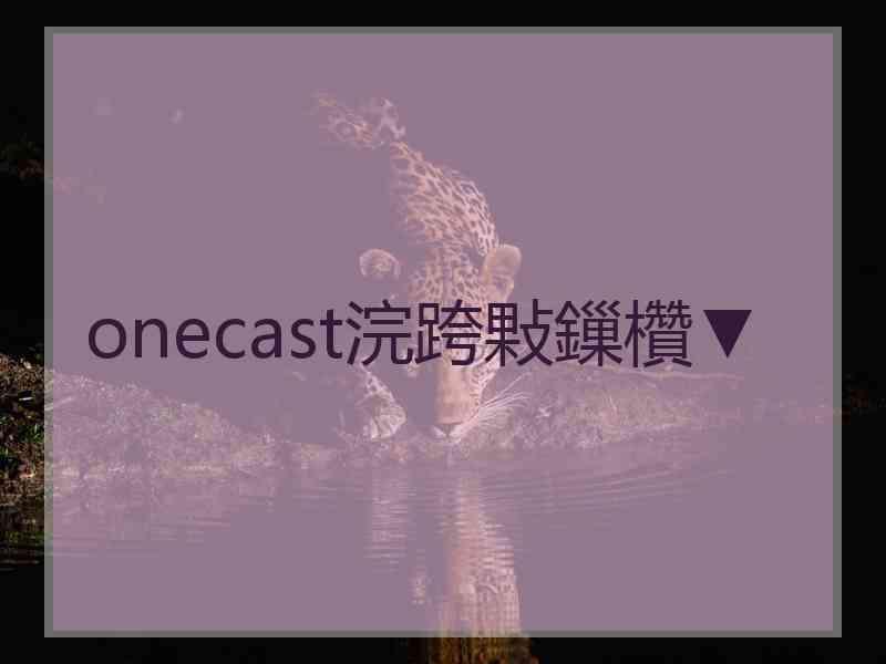 onecast浣跨敤鏁欑▼