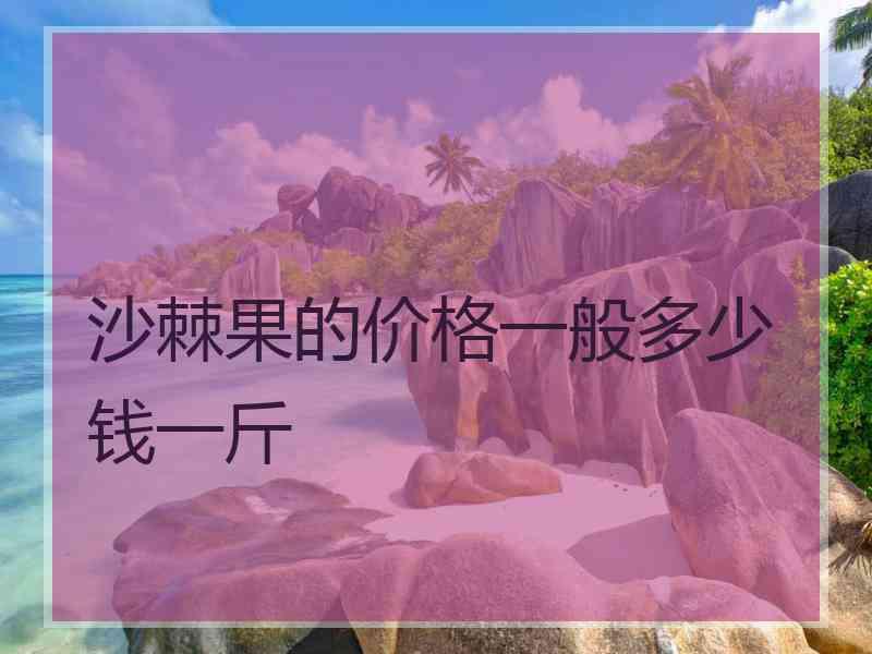 沙棘果的价格一般多少钱一斤