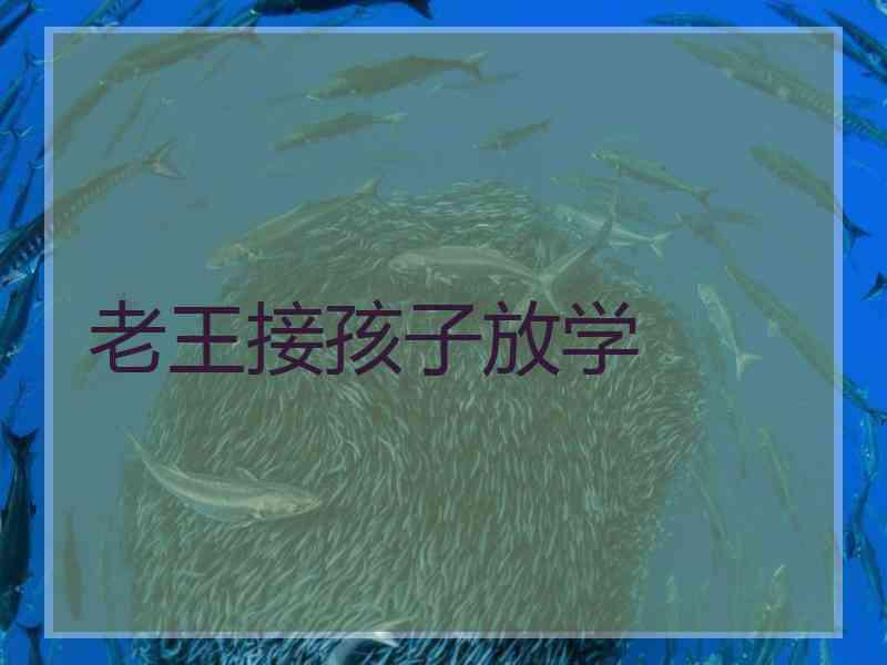 老王接孩子放学