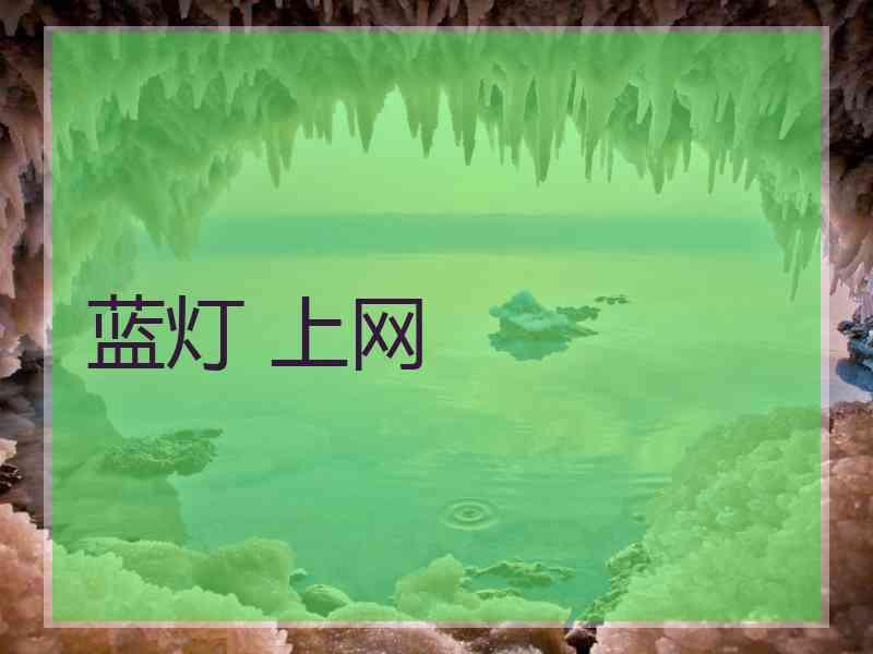 蓝灯 上网