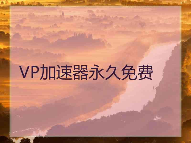 VP加速器永久免费