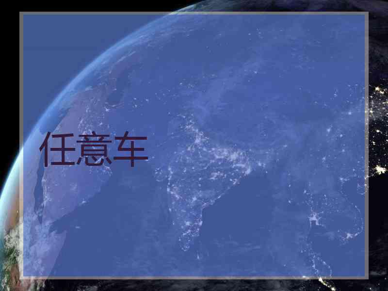 任意车