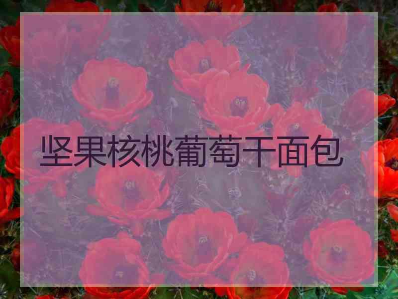 坚果核桃葡萄干面包