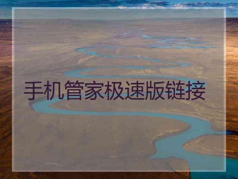 手机管家极速版链接