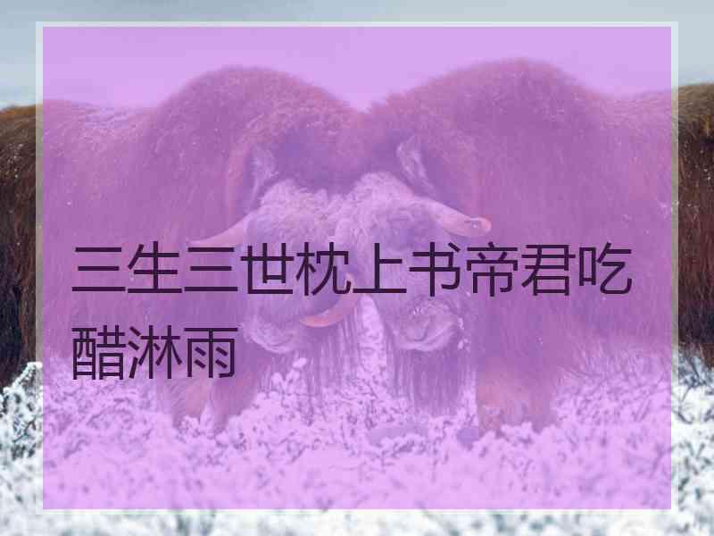 三生三世枕上书帝君吃醋淋雨