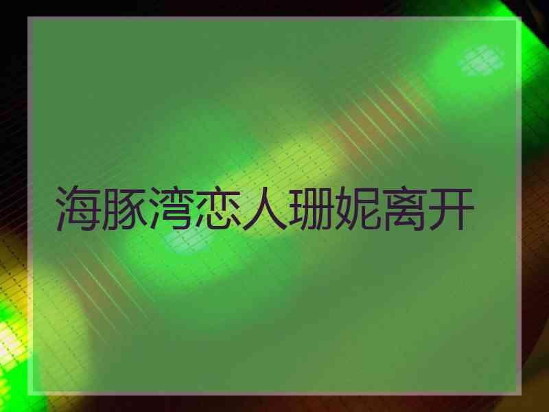 海豚湾恋人珊妮离开