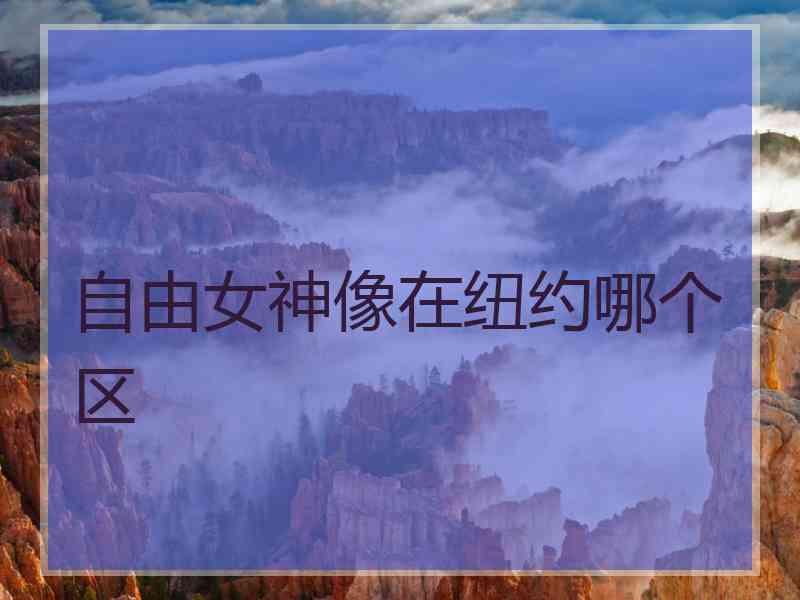 自由女神像在纽约哪个区