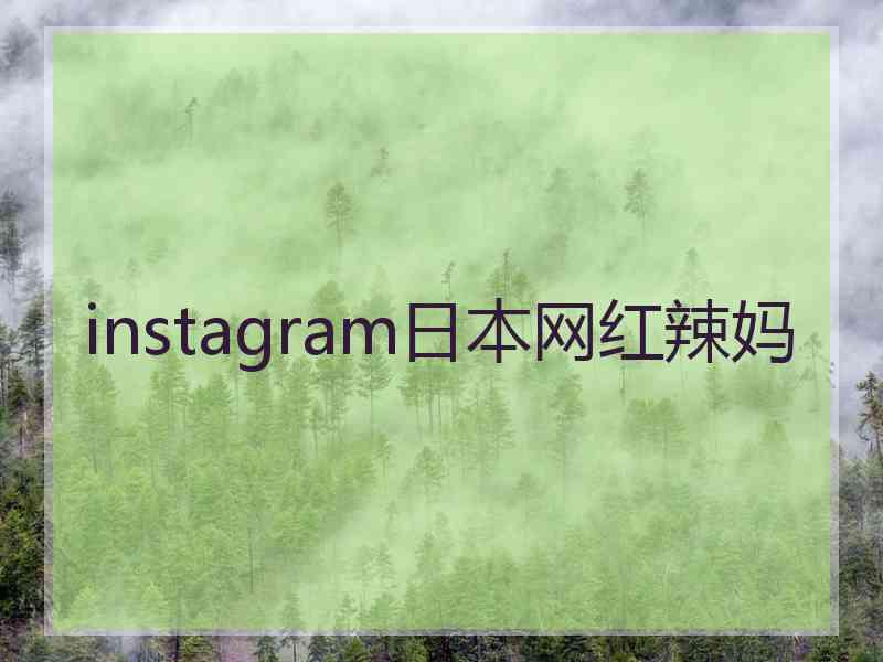 instagram日本网红辣妈