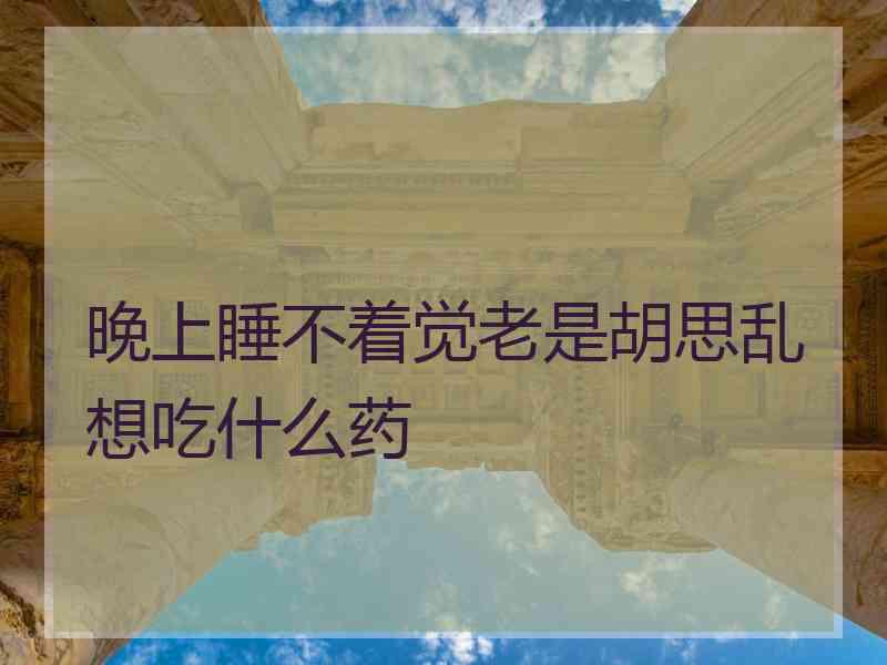 晚上睡不着觉老是胡思乱想吃什么药
