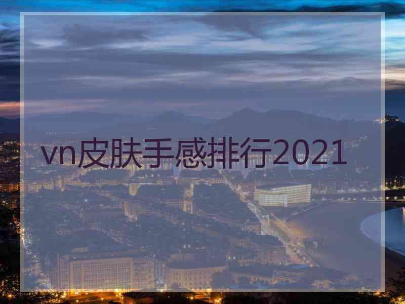 vn皮肤手感排行2021