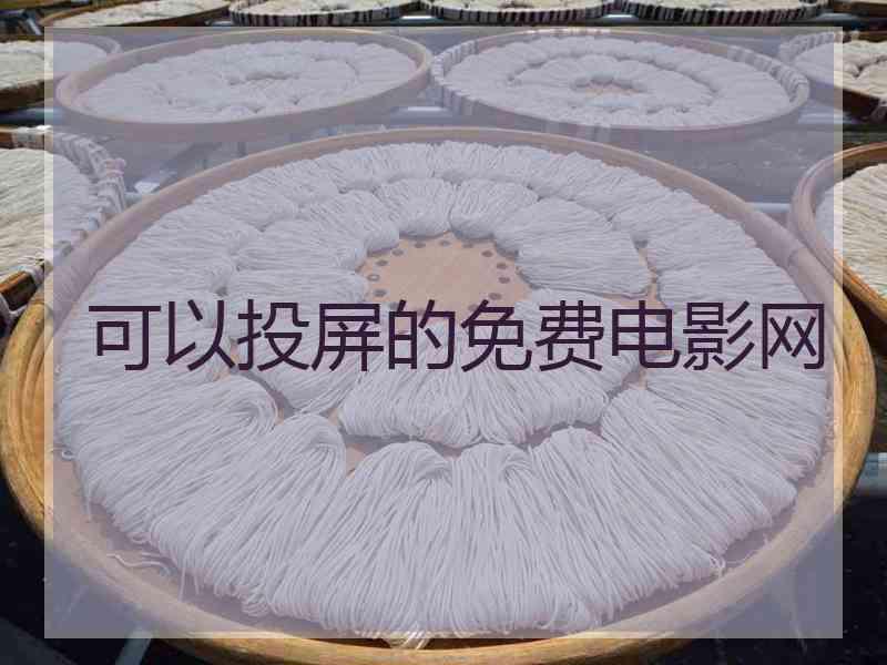 可以投屏的免费电影网
