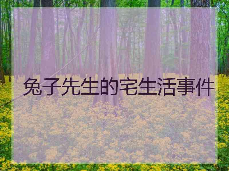 兔子先生的宅生活事件